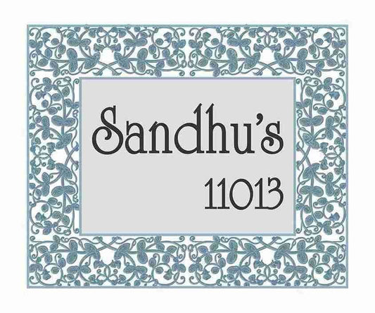 Personalized Acrylic Modern Name Plates - Sangam Ad