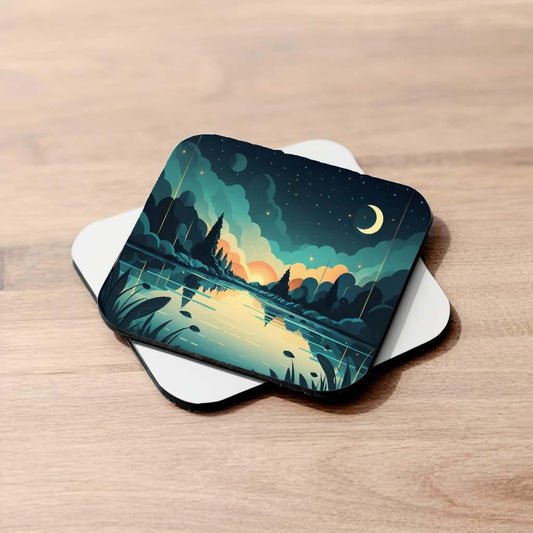 Beautiful Night Sky Drink Coasters - Acrylic Coasters 4 pcs - Sangam Ad